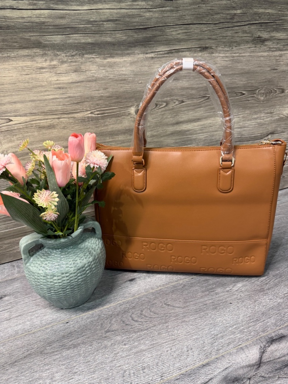 Brown ROGO Tote Bag - Picture 2 of 5